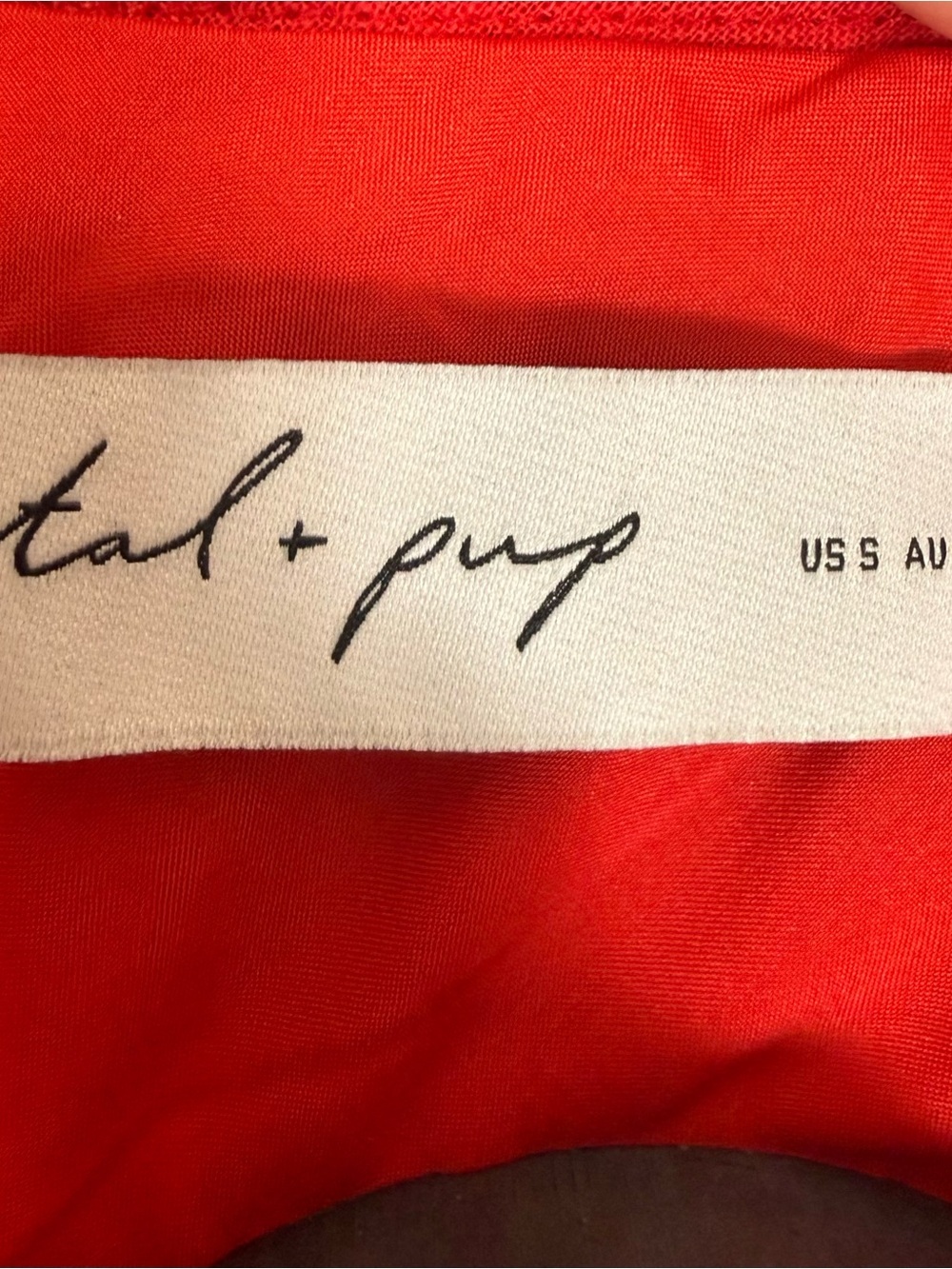 Petal & Pup Red Drawstring Mini Skirt - Picture 3 of 9